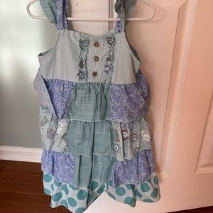 Naartjie Kids | Skip Tiered Patchwork Lawn Dress - Toddler & Girls